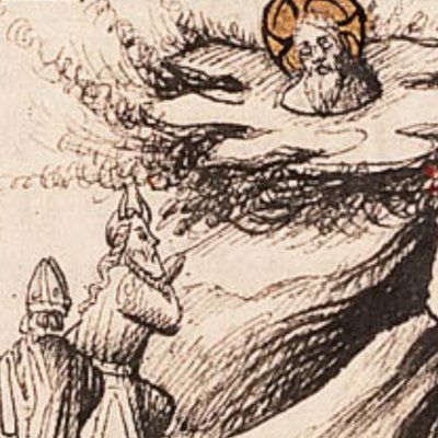 Moses on Mount Sinai (Utrecht Bible)