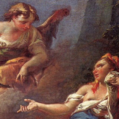 Agar et l’ange - Marieschi (?)