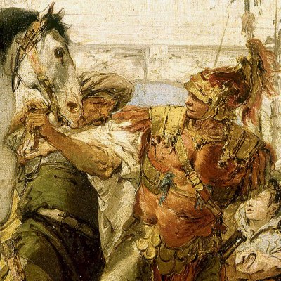 Alexandre et Bucéphale - Tiepolo