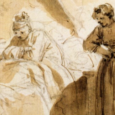 La Gageure des trois commères - Fragonard