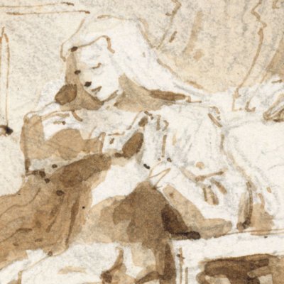 L’abbesse malade - Fragonard