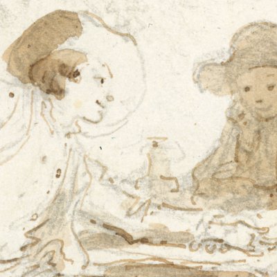Les troqueurs - Fragonard