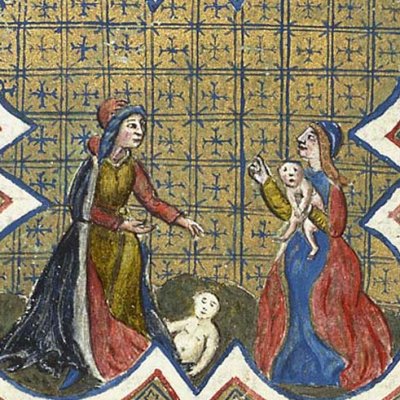 Dispute des deux femmes devant Salomon (P Comestor Bible hist) - Jean Bondol