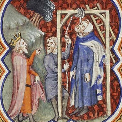 The death of Haman (P Comestor Bible historiale) - Jean Bondol