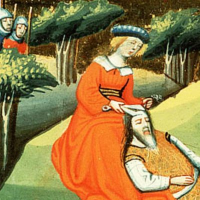 Samson et Dalila (Bible d’Utrecht, KB 78D38 I, F152vb)