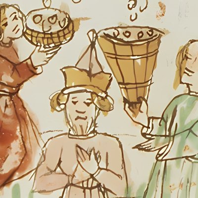 La récolte de la Manne (Speculum humanæ salvationis 10C23)