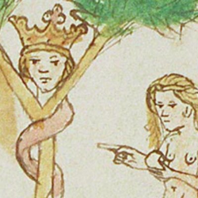 Le péché originel (Speculum humanæ salvationis, KB 10 C 23, F5r)