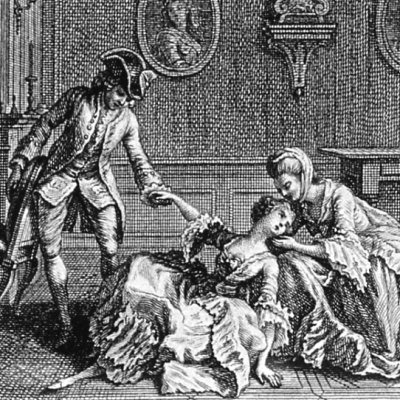 Julie brutalisée par son père (Nouvelle Héloïse, Londres [1781?] fig3) - Marillier