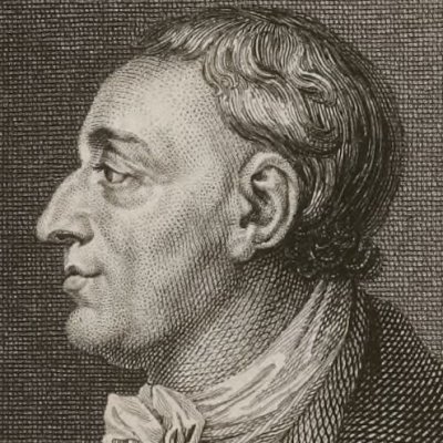 Portait de Diderot (La Religieuse, Paris, an VII, frontispice) - Aubry