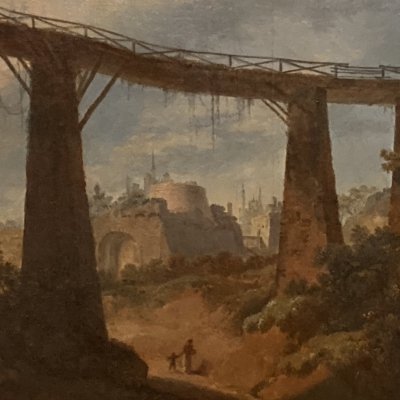 Paysage aux environs de Tobolsk / Vue d’un pont de la ville de Nerva - Leprince