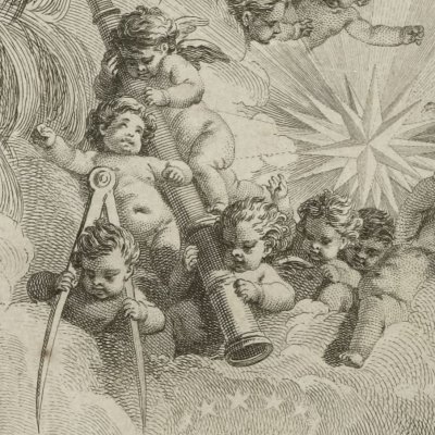 Frontispice du Voyage en Sibérie (Debure 1768) - Saint-Aubin / Leprince