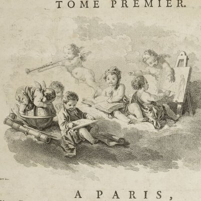 Page de titre du Voyage en Sibérie (Debure 1768) - Leprince