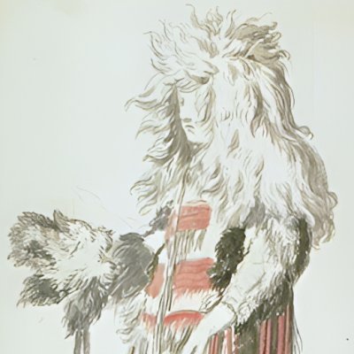 Kamtchadal en costume de cérémonie - Leprince