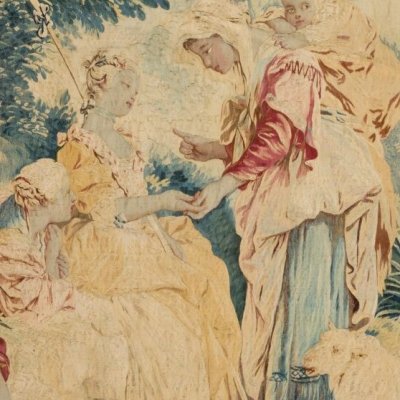 La Bohémienne (Tenture des fêtes italiennes) - Boucher