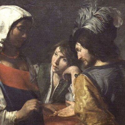 The fortune-teller (Louvre version) - Valentin de Boulogne