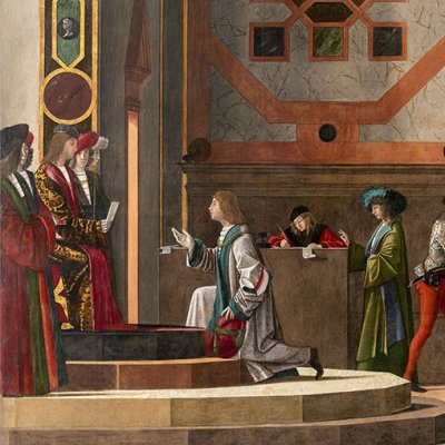Le départ des ambassadeurs (Légende de sainte Ursule) - Carpaccio
