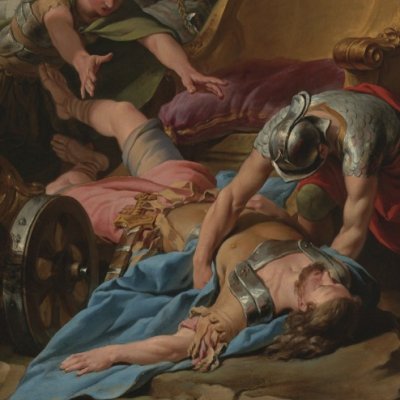 Antiochus tombant de son char - Hallé