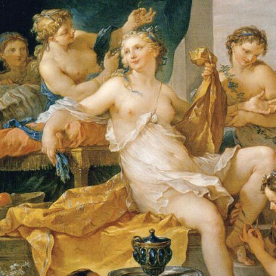 Psyche at her toilette - Natoire
