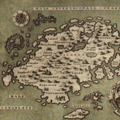 L'Islande (Porcacchi, Isole piu famose… 1576, p1) - G. Porro