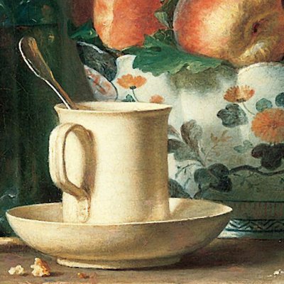 Nature morte aux pêches - Roland de la Porte