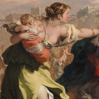 Les Sabines s’interposent entre leurs maris et leurs frères - Sebastiano Ricci