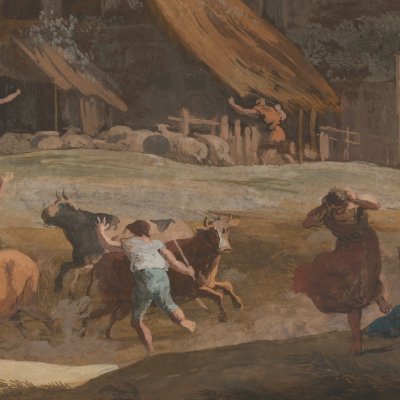 Paysage dans la tempête - Marco Ricci