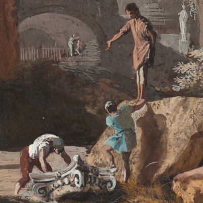 Fantaisie de ruines romaines - Marco Ricci