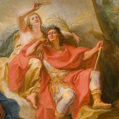 Louis XIV en gloire après la paix de Nimègue - Antoine Coypel