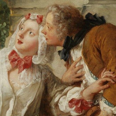 Le rendez-vous à la fontaine, ou L’Alarme - Jean-François de Troy