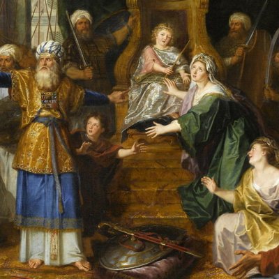 Athalie driven from the temple - Antoine Coypel