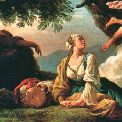Agar et l’ange - Vernet
