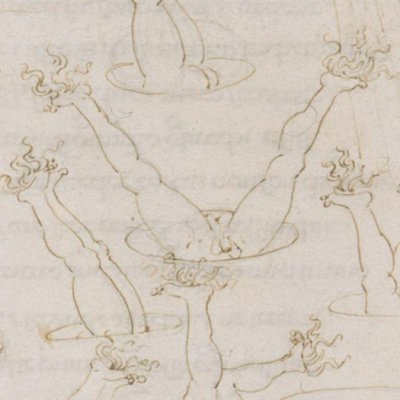Les Simoniaques (Dante Enfer ch19) - Botticelli