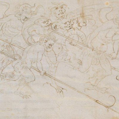 Les Hypocrites (Dante, Enfer, ch23) - Botticelli