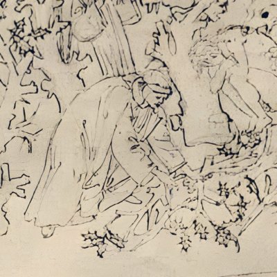 La Forêt des suicidés (Dante Enfer ch13) - Botticelli