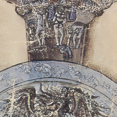 Carte des Enfers (Dante Enfer) - Botticelli