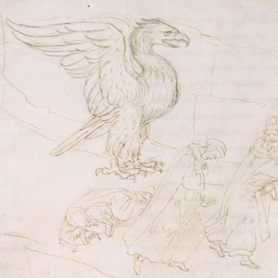 Le rêve de l’aigle (Dante Purg ch9) - Botticelli