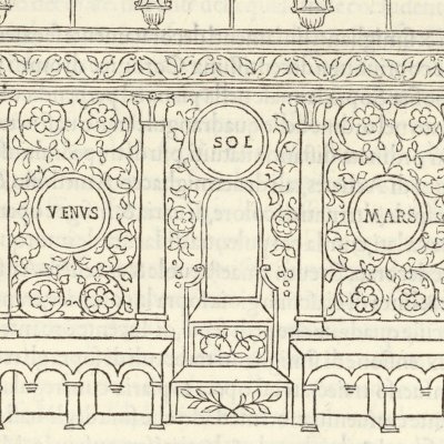 Intérieur du palais d’Éleuthérilide (Hypnerotomachia 1499 p97)