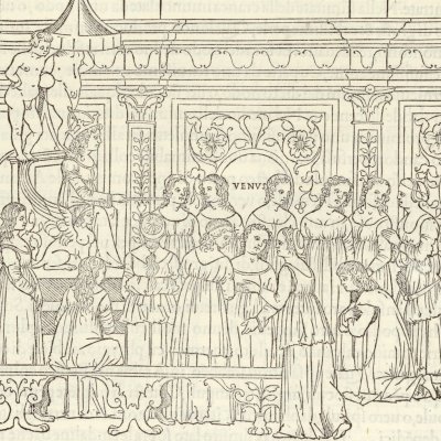 L’audience d’Éleuthérilide (Hypnerotomachia 1499, p. 100)