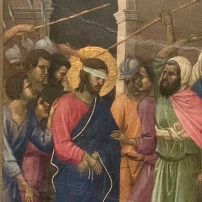Le Christ aux outrages (Maestà de Sienne) - Duccio
