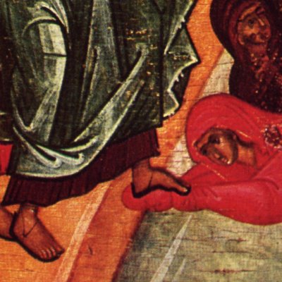 The Resurrection of Lazarus - Novgorod Icon