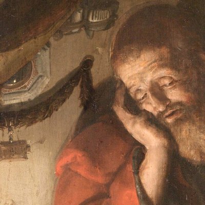 Saint Jérôme assoupi - Aertgen van Leyden