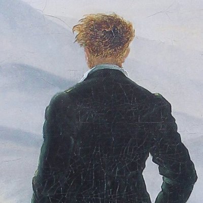 Promeneur au-dessus des brumes - Friedrich