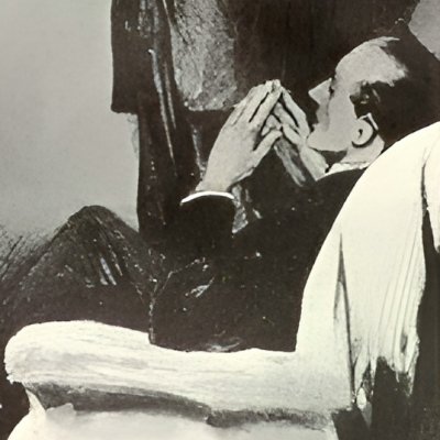 Mortimer lit l’histoire de Hugo Baskerville (Chien des Baskerville 1901) - Paget