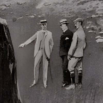 Stapleton conduit Sir Henry là où Hugo serait mort (Baskerville 1901) - Paget