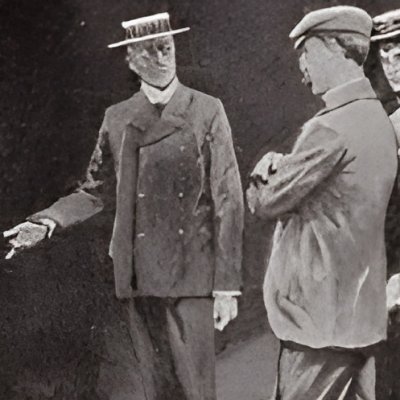 Rencontre avec M. Frankland de Lafter Hall (Chien des Baskerville 1901) - Paget