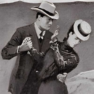 Watson surprend Stapleton fonçant sur les amoureux (Baskerville 1901) - Paget