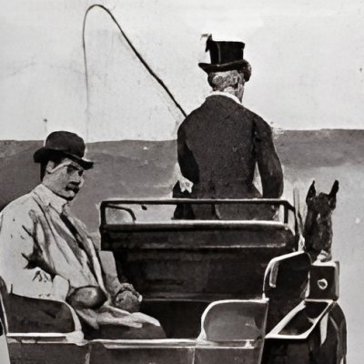 Watson passe devant chez M. Frankland (Chien des Baskerville 1901) - Paget