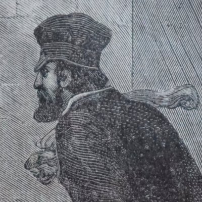 La fuite du meurtrier (Monsieur Lecoq, Boulanger, 1884, ép.31) - Lanos