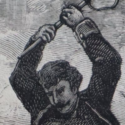 Chanlouineau assure la fuite de Marie-Anne avec Maurice (Monsieur Lecoq, Boulanger, 1884, ép.50) - Lanos