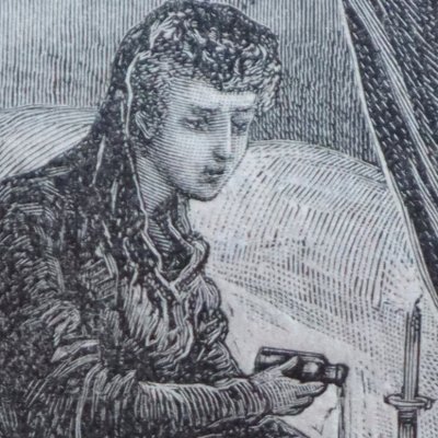 Blanche empoisonne la tasse de Marie-Anne (Monsieur Lecoq, Boulanger, 1884, ép.71) - Lanos